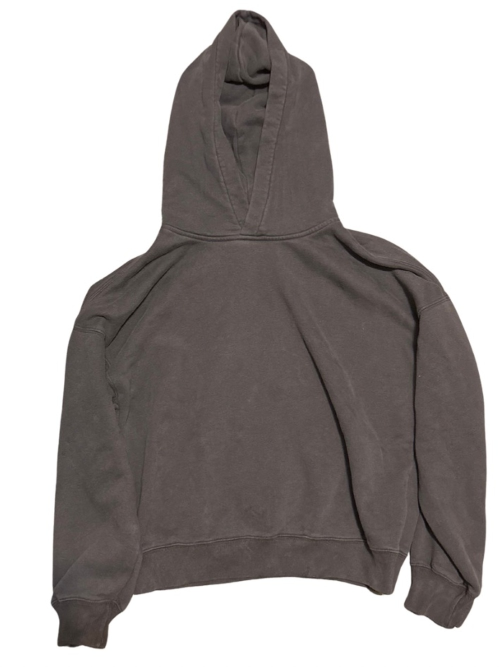 Abercrombie & Fitch Men's Hooded Crewneck Sweater - Charcoal